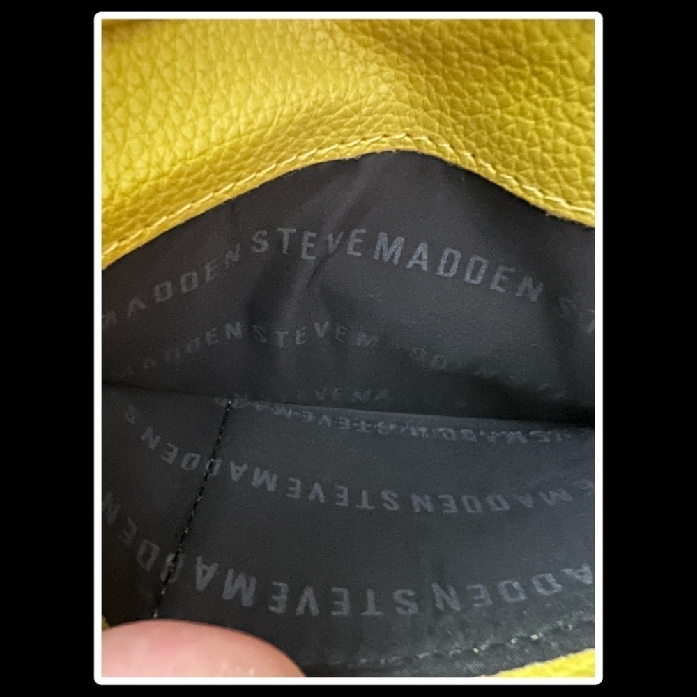 STEVE MADDEN B-Nelly Core Fold Over/Bifold Wristlet Wallet in Marigold NWT - Picture 7 of 13